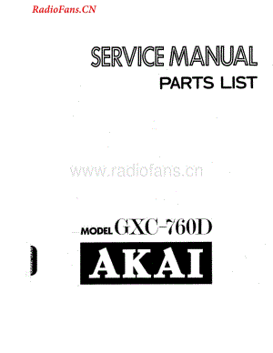Akai-GXC760D-tape-sm维修电路图 手册.pdf