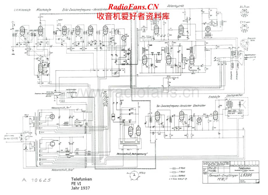 Telefunken-FE-VI-Schematic电路原理图.pdf_第1页