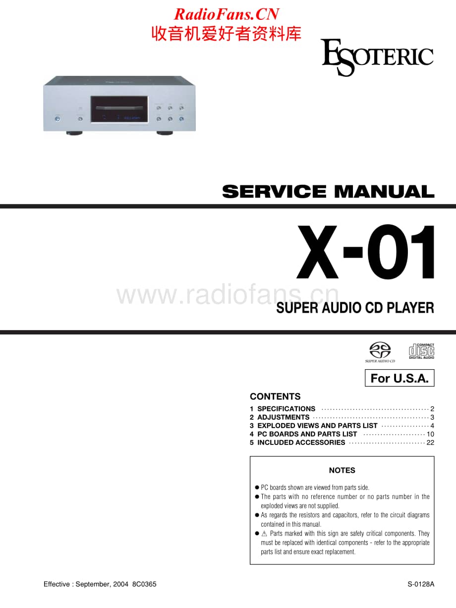 Teac-X-01-Service-Manual电路原理图.pdf_第1页