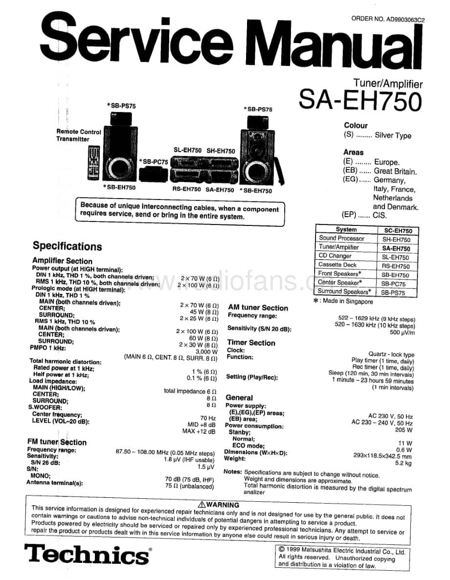 Technics-SAEH-750-Service-Manual电路原理图.pdf_第1页