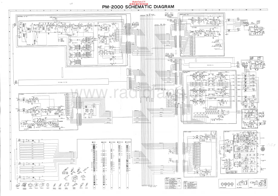 Yamaha-PM-2000-Schematic电路原理图.pdf_第1页