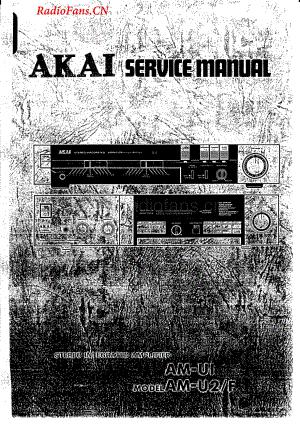 Akai-AMU2F-int-sm维修电路图 手册.pdf