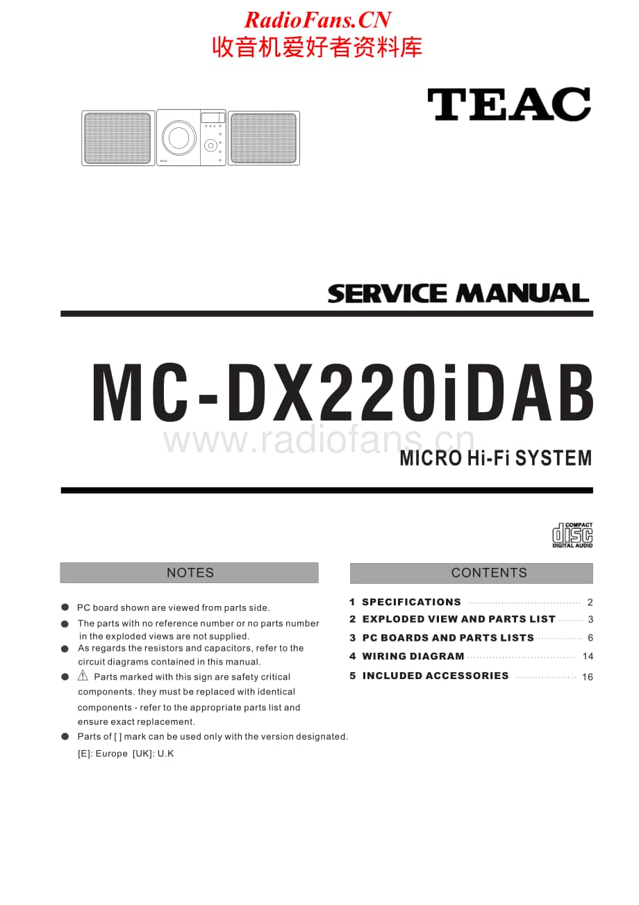Teac-MC-DX220i-DAB-Service-Manual电路原理图.pdf_第1页