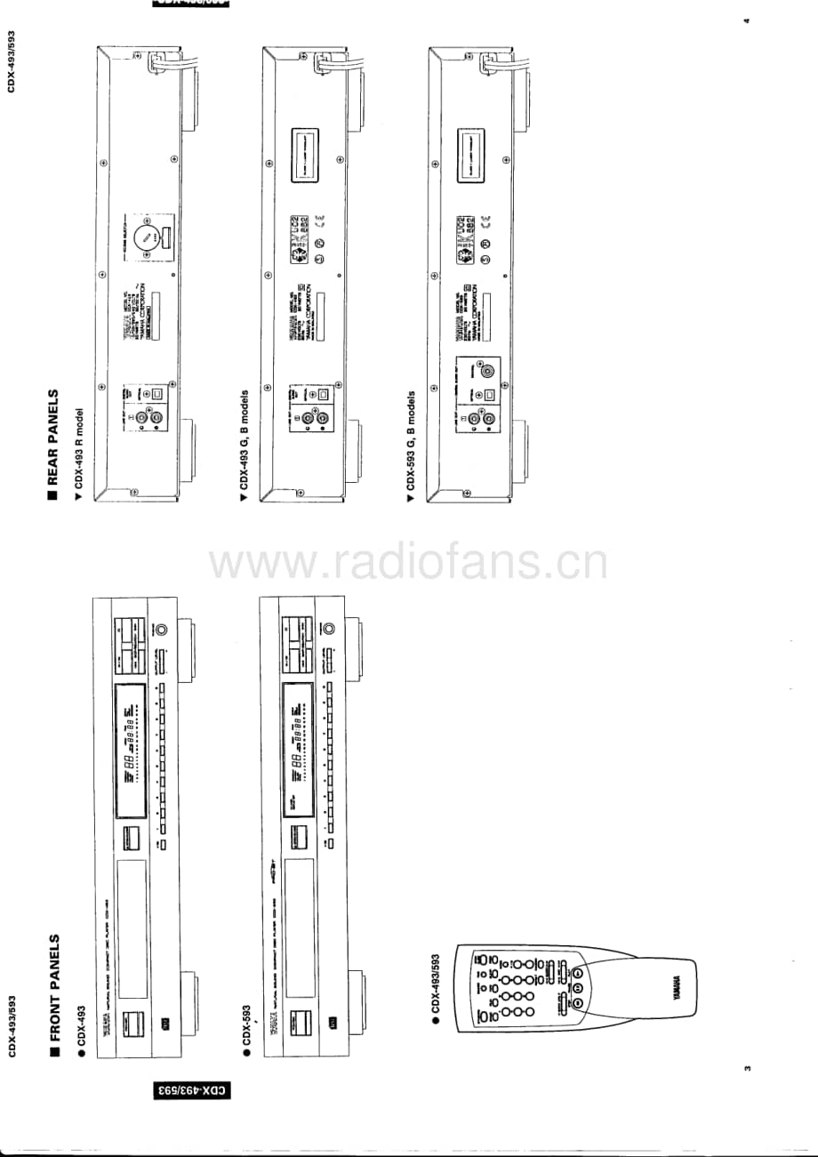 Yamaha-CDX-493-Service-Manual电路原理图.pdf_第3页