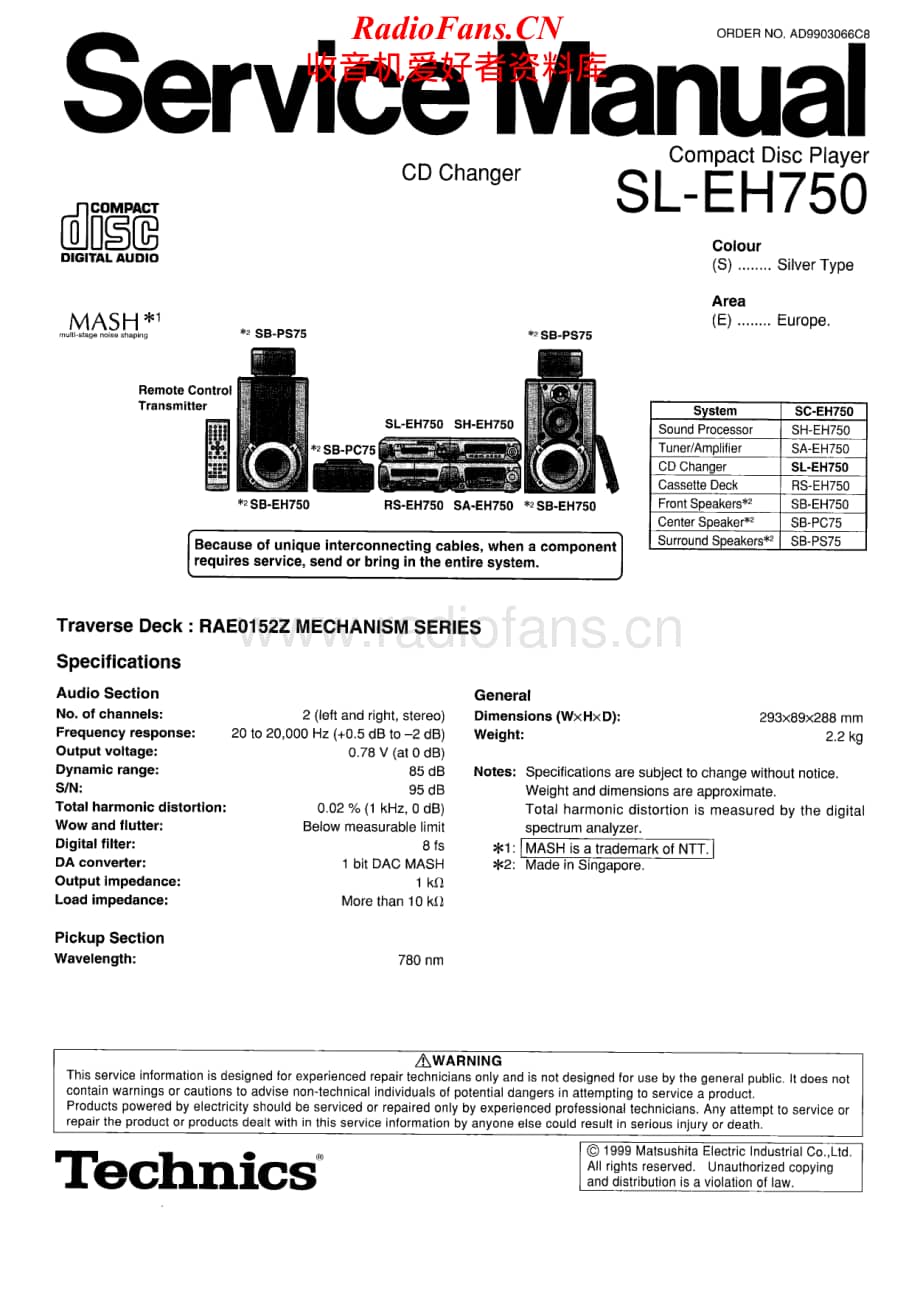 Technics-SLEH-750-Service-Manual电路原理图.pdf_第1页