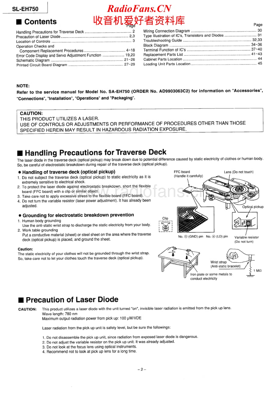 Technics-SLEH-750-Service-Manual电路原理图.pdf_第2页