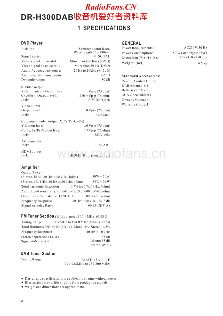 Teac-DR-H300-DAB-Service-Manual电路原理图.pdf_第2页