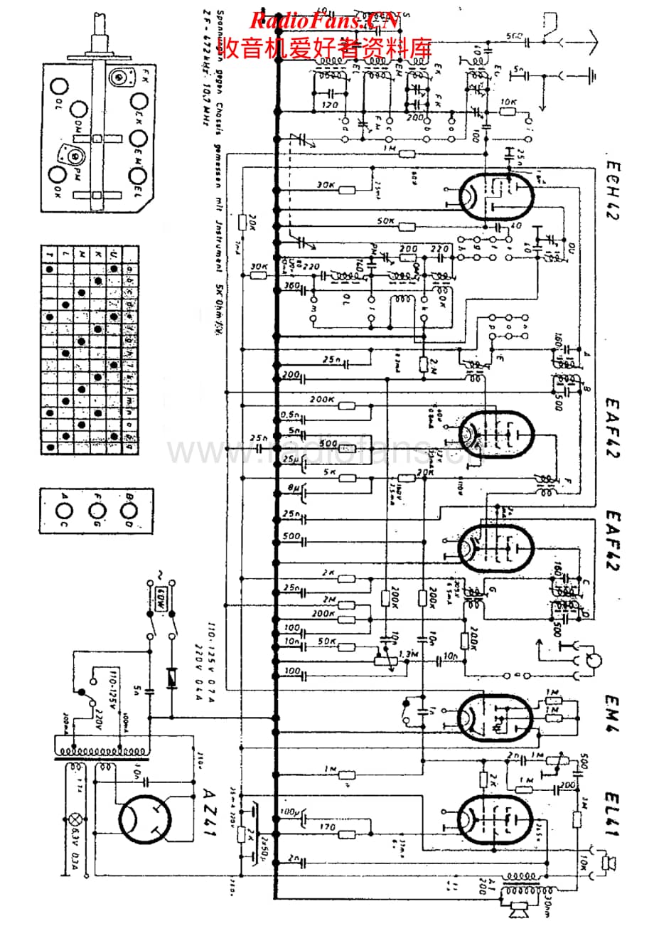 Telefunken-AW250-Violetta-Schematic电路原理图.pdf_第1页