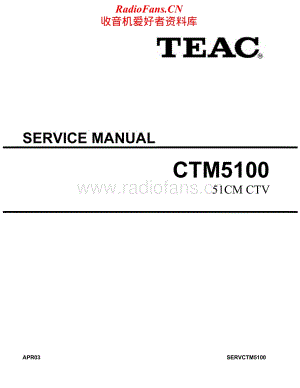 Teac-CT-M5100-Service-Manual电路原理图.pdf