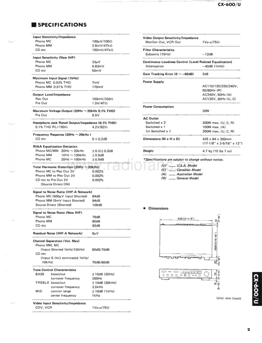 Yamaha-cx-600-Service-Manual电路原理图.pdf_第3页