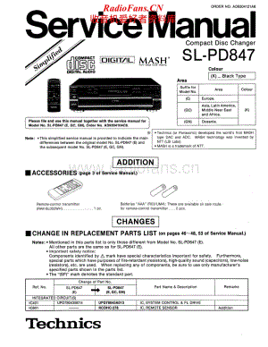 Technics-SLPD-847-Service-Manual电路原理图.pdf