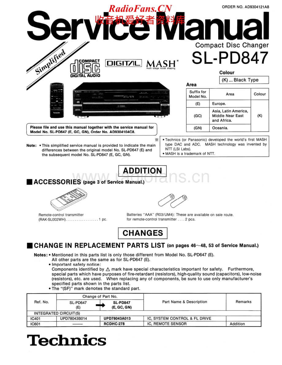 Technics-SLPD-847-Service-Manual电路原理图.pdf_第1页