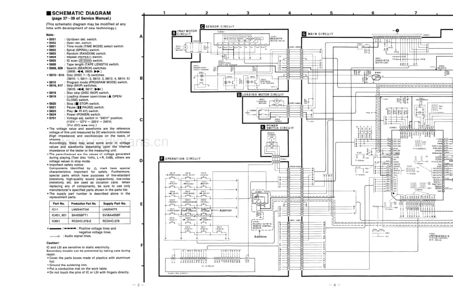 Technics-SLPD-847-Service-Manual电路原理图.pdf_第3页