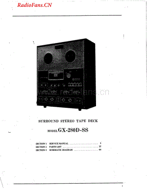 Akai-GX280DSS-tape-sm维修电路图 手册.pdf