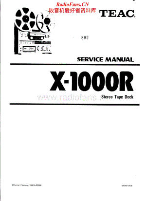 Teac-X-1000R-Service-Manual-2电路原理图.pdf
