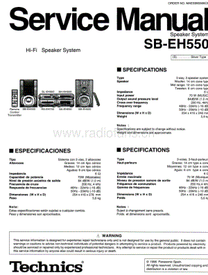 Technics-SBEH-550-Service-Manual电路原理图.pdf