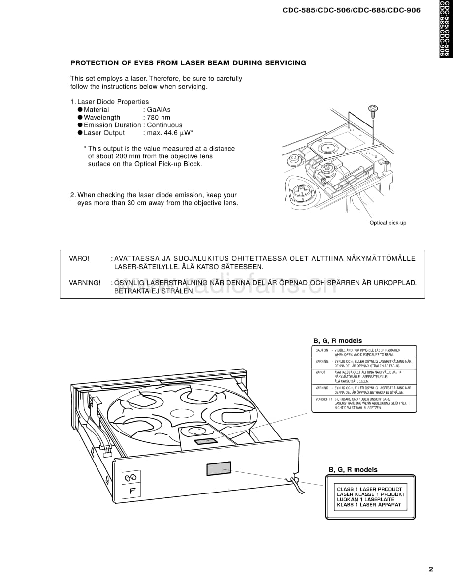 Yamaha-CDC-585-Service-Manual电路原理图.pdf_第3页