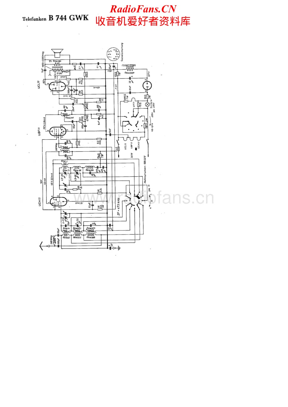 Telefunken-B744-GWK-Schematic电路原理图.pdf_第1页