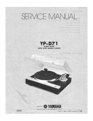 Yamaha-YPD-71-Service-Manual电路原理图.pdf