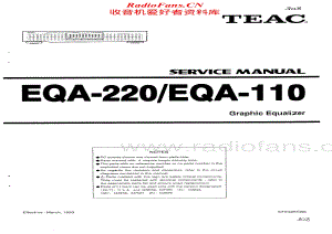 Teac-EQA-110-Service-Manual电路原理图.pdf