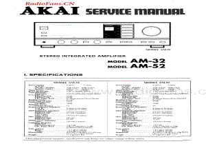 Akai-AM32-int-sm维修电路图 手册.pdf