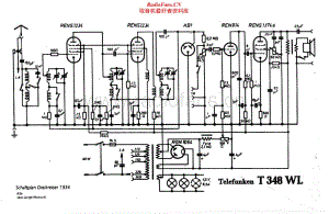 Telefunken-T-348-WL-Schematic电路原理图.pdf