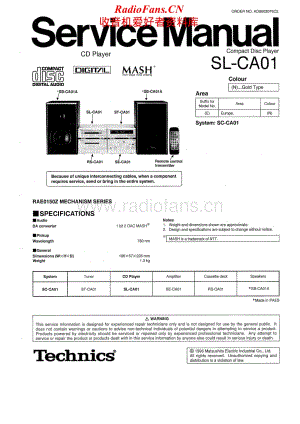 Technics-SLCA-01-Service-Manual电路原理图.pdf