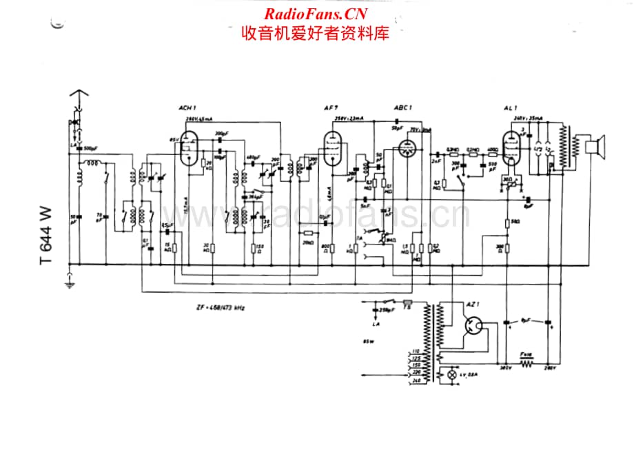 Telefunken-T644-W-Schematic电路原理图.pdf_第2页