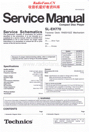 Technics-SLEH-770-Schematics电路原理图.pdf