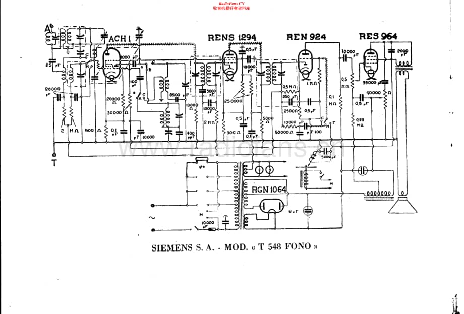 Telefunken-548-Schematic电路原理图.pdf_第1页