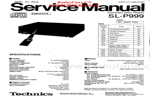 Technics-SLP-999-Service-Manual电路原理图.pdf