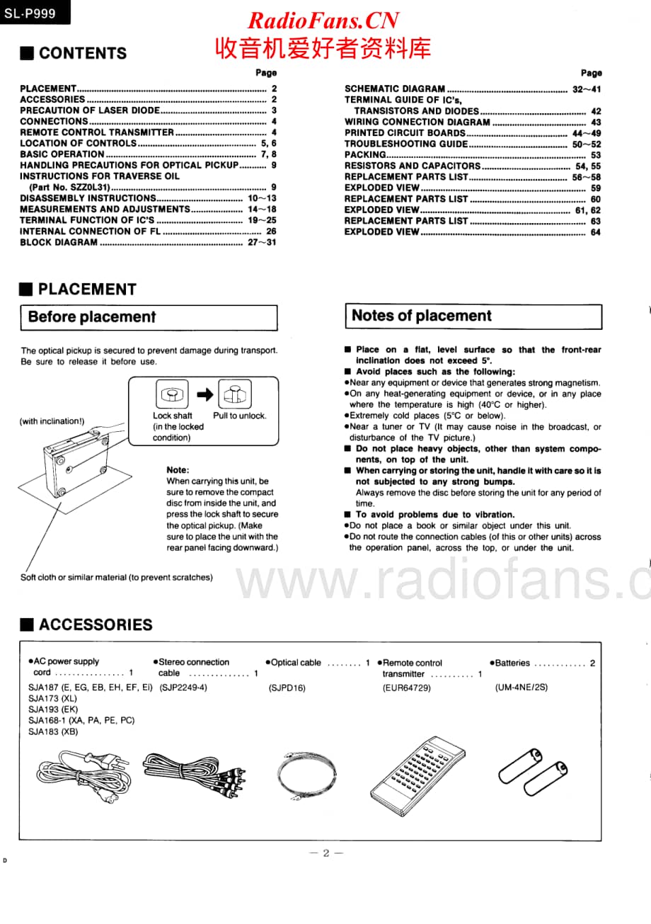 Technics-SLP-999-Service-Manual电路原理图.pdf_第2页