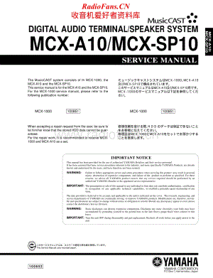 Yamaha-MCXA-10-Service-Manual电路原理图.pdf
