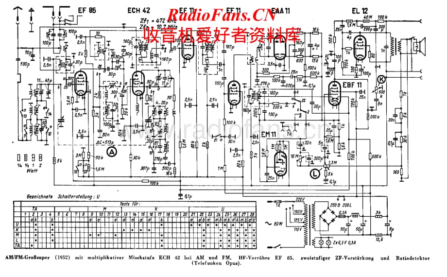 Telefunken-Opus-52-Schematic电路原理图.pdf_第1页