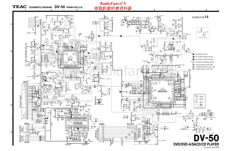 Teac-DV-50-Schematic电路原理图.pdf_第1页