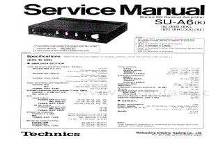 Technics-SUA-6-Service-Manual电路原理图.pdf