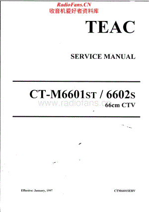 Teac-CT-M6601-Service-Manual电路原理图.pdf