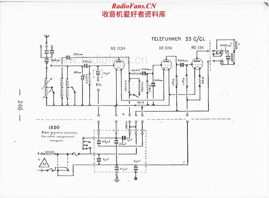 Telefunken-33-GL-Schematic电路原理图.pdf_第1页