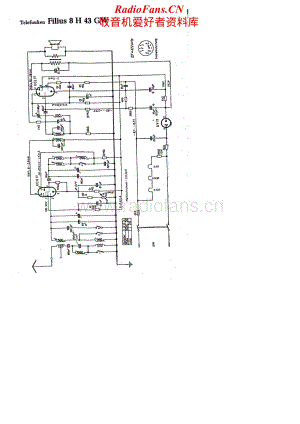 Telefunken-Filius-8H43-GW-Schematic电路原理图.pdf