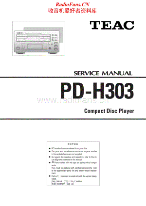Teac-PD-H303-Service-Manual电路原理图.pdf