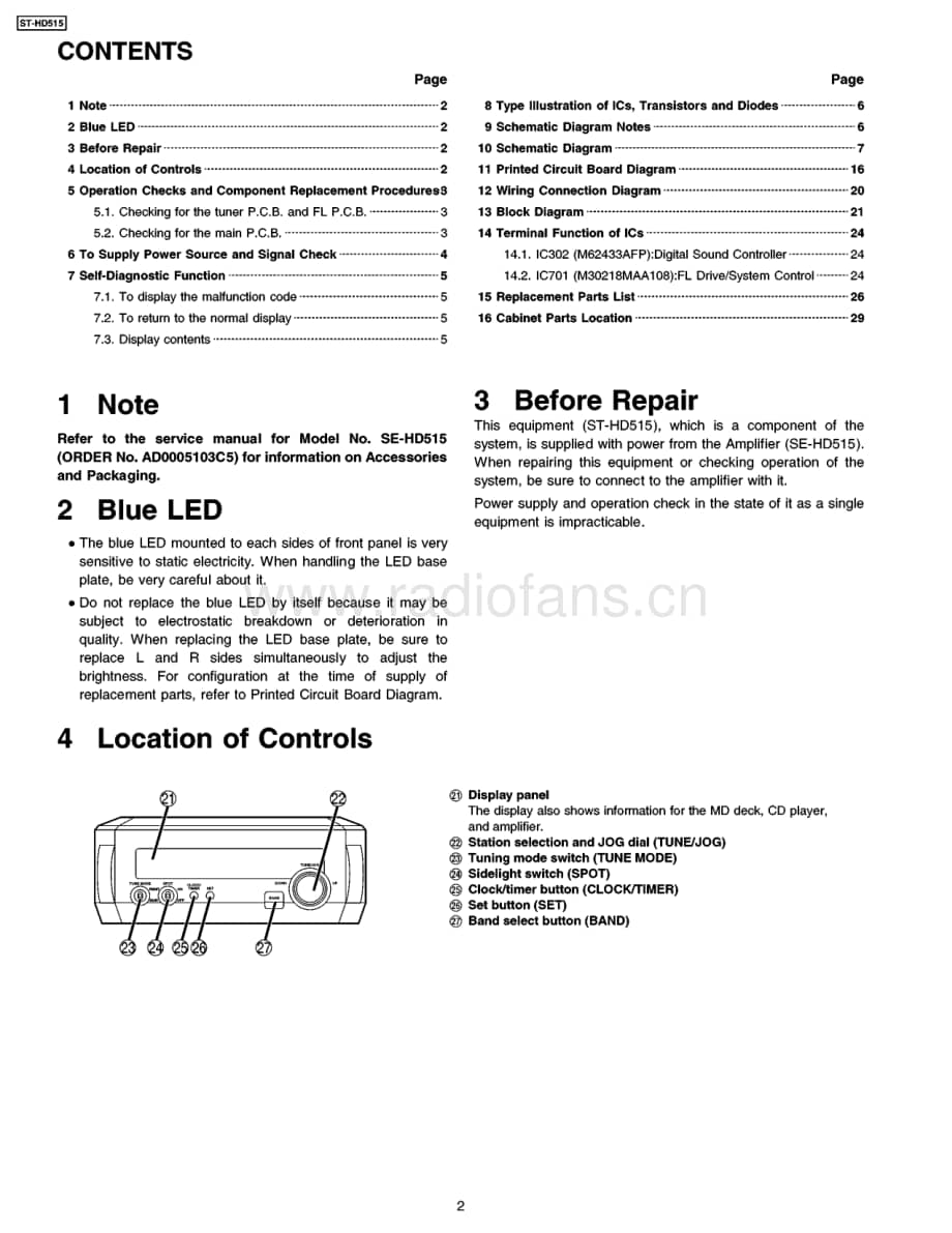 Technics-ST-HD-515-Service-Manual电路原理图.pdf_第2页