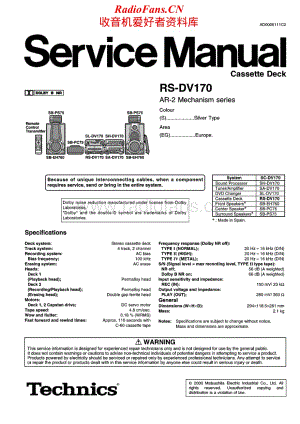 Technics-RSDV-170-Service-Manual电路原理图.pdf