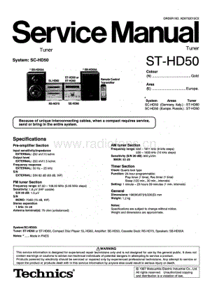 Technics-ST-HD-50-Service-Manual电路原理图.pdf