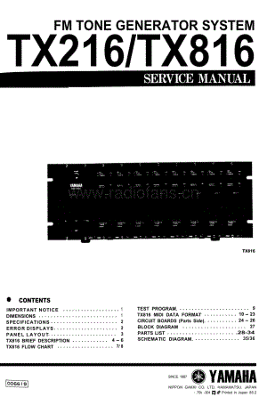 Yamaha-TX-216-Service-Manual电路原理图.pdf