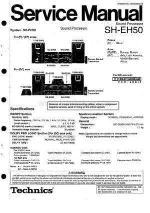 Technics-SHEH-50-Service-Manual电路原理图.pdf