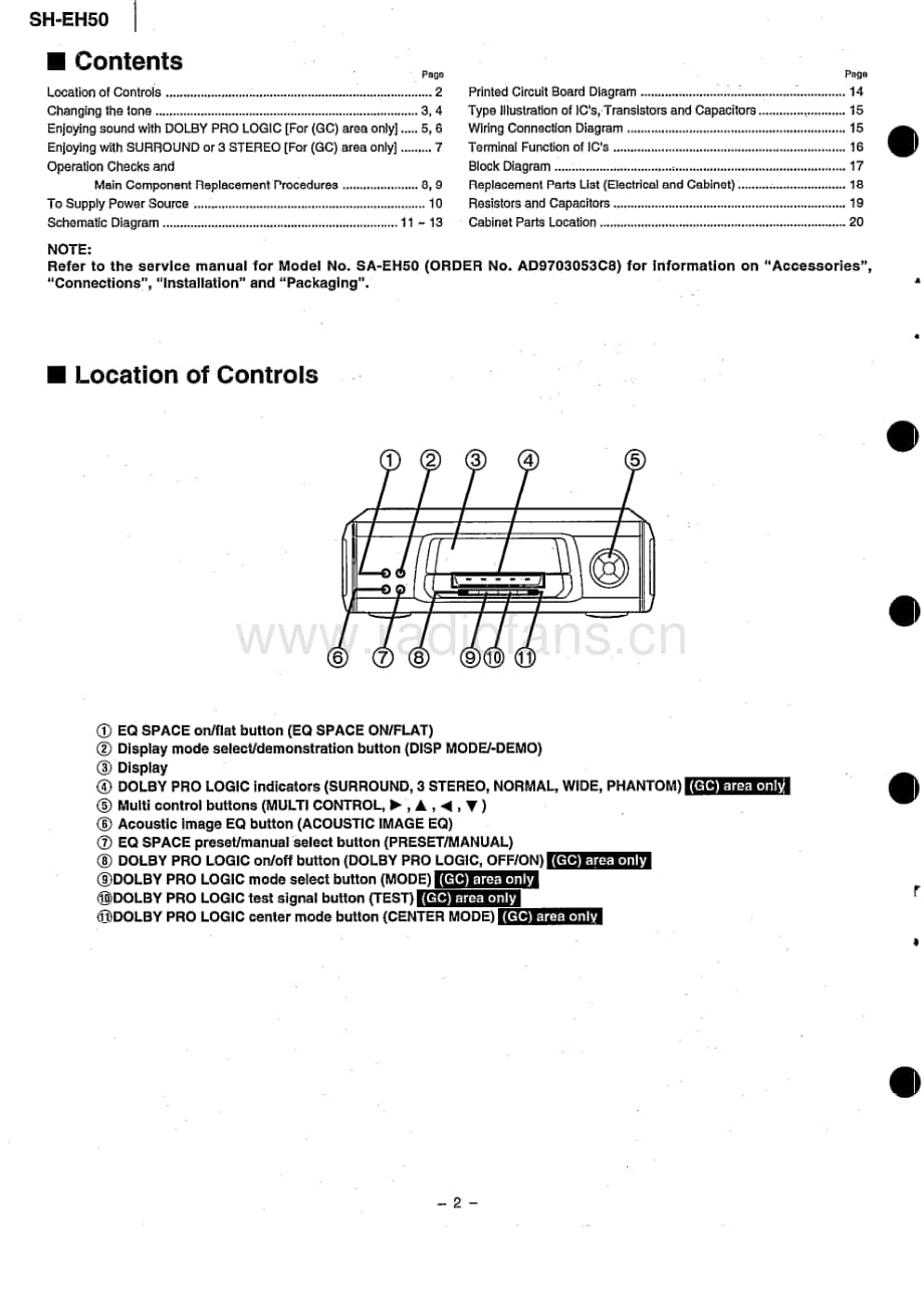 Technics-SHEH-50-Service-Manual电路原理图.pdf_第2页