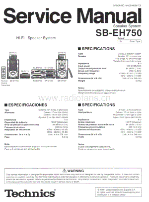 Technics-SBEH-750-Service-Manual电路原理图.pdf
