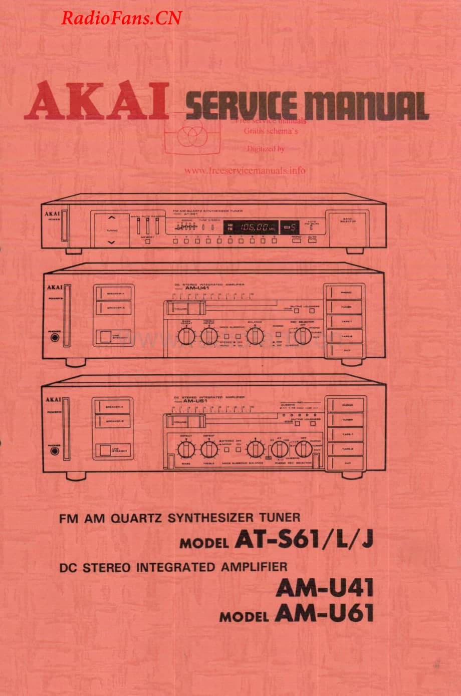 Akai-AMU61-int-sm维修电路图 手册.pdf_第1页