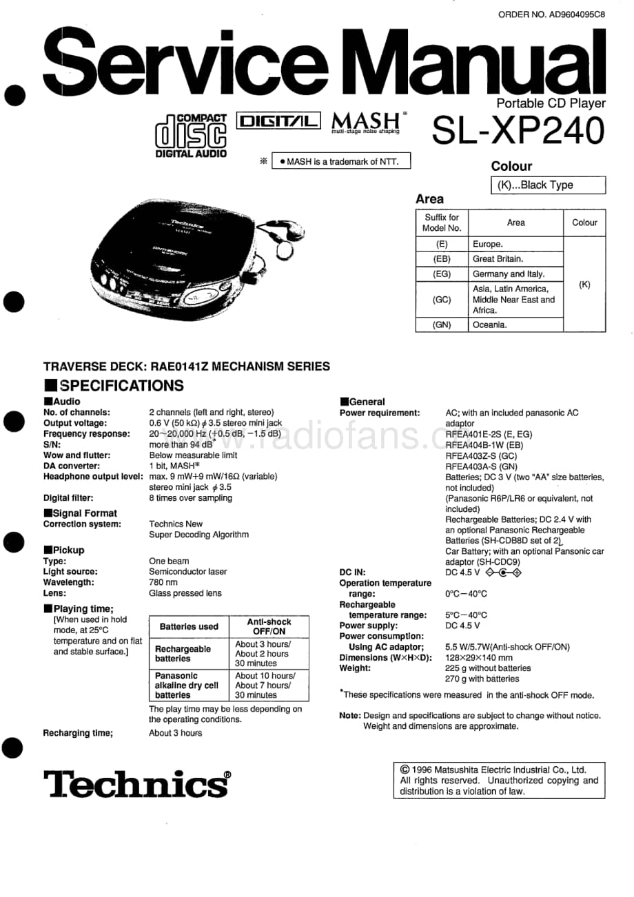 Technics-SLS-238-Service-Manual电路原理图.pdf_第3页