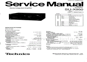 Technics-SUX-950-Service-Manual电路原理图.pdf